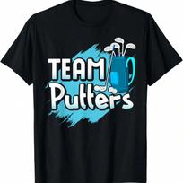 Team Putter Golf Player Family Matching Gender Reveal 2024 T-Shirt S įvairiaspalvis