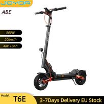 JOYOR T6E ABE 20KM/H Electric Scooters 10'' Off-Road Tire 48V/18AH Battery 500W Motor 70KM Range Disc Brakes Hydraulic Spring Shock Absorber E Scooter T6E(ABE) 20KM/H juoda