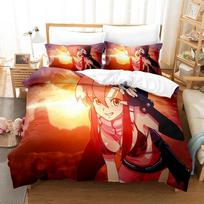 Tengen Toppa Gurren Lagann Patalynės Komplektas Viengulis Dvivietis Pilnas Karališkas Dydis Lova Komplektas Suaugusiems Vaikams Miegamasis Antklodės Užvalkalų Komplektai 3D Spaudinys Anime 135x200cm