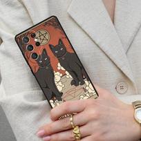 The Empress Tarot Cat Art Cell Phone Case for Samsung Galaxy S26 Ultra S25 S24 S23 S22 S21 S20 Note10 Cover Galaxy S20 5G