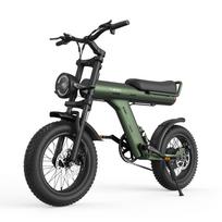 JANSNO X90 Elektrinis dviratis Suaugusiems 750W Variklis 48V 14Ah Ličio Baterija 16 colių Visureigio Padangos Elektrinis Dviratis
