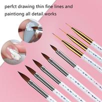 31pcs Drawing Pen Nail Painting Brush Set Dotting Brush Dotting Brush  Professional Use