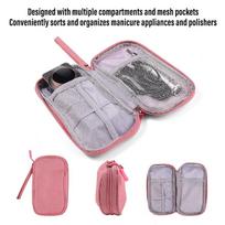 Mesh Pockets Nail Drill Organizer Bag Grinding Machine Storage Bag  Beauty Supply Sorting