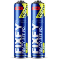 Fixfy 5 viename oro kondicionieriaus užpildymo dujos 2x didelė skardinė 500ml +70% R1234Yf