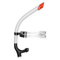 Semi-Dry Snorkel Dry Top Snorkel Tube Silicone Mouthpiece Breathing Tube One-Way Purge Valve Underwater Equipment for Men Women