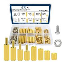 Hex Male-Female Motherboard Standoffs M3 Size M2.5 Size Screws Kit Brass Material M4 Size Laptop Screws Computer Repair
