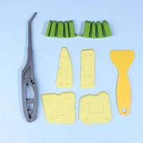 15 PCS Caulking Tools For Close-area Sealant Silicone Caulking Finishing Tool Tight Areas Bathroom Kitchen,Window,,Floor