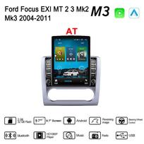 9,7 colio Android automobilio radijas, skirtas Ford Focus EXI MT 2 3 Mk2 Mk3 2004-2011 2 DIN Tesla vertikalus ekranas Carplay Autoradio Multimedia Player 2+32GB AT