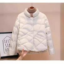 Women's Short New Stand-up Collar Lightweight Thin Fashion Coat S