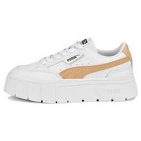 Puma Mayze Stack Balti Šviesiai Smėliniai Moteriški Kedai 384363-03 37