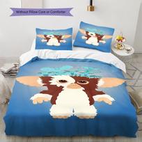 Gremlins Pattern Bedding,Quilt Set Quilt Cover Pillowcase Home Birthday Gift (1 * duvet cover + 2 * pillowcase, without core) 135x200cm