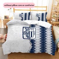 Alianza Lima  Pattern Bedding Quilt Set  Home Decoration  Gift (1 * duvet cover + 2 * pillowcase  without core) 135x200cm