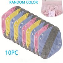 10pcs Reusable Washable Pads for Leak-Proof Underwear Specifically Designed for Urinary Protection