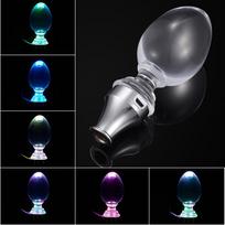 RGB LED šviesos pavarų perjungimo rankenėlė, skaidri akrilo krištolinė deimantinė, automatinė svirties pavarų perjungimo rankenėlė MT AT automobilio priedas