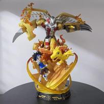30cm Digimon Adventure Figures Taichi Agumon War Greymon Anime Figures PVC Statue Collection Figure Desk Ornament Toys Gift