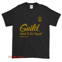 Guild Guitars Logo Men's Funny T shirt USA Size S-XXL 3XL