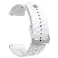 Silicone Strap For Suunto 9 BARO/7/9/D5 Spartan Wrist HR Baro Smart Watch Replace Band 24mm Outdoor Breathable Sports Bracelet 1Pcs 24mm balta