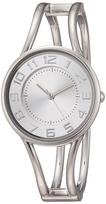 Round Bangle Watch Bracelet Accessory Look BL1168 Silver J-AXIS - Stylish, Elegant, High-End - - Women's