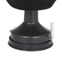 Wig Stand Holder Wig Making Stand Hair Styling Display Stand with Suction Cup for Home Salon Use Black 20.5cm
