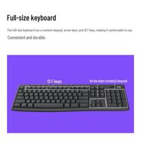 Logitech MK370 Wireless Keyboard and Mouse Combo juoda