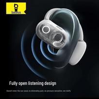 BASEUS eli Sport 1 Open-Ear Sports Earbuds balta