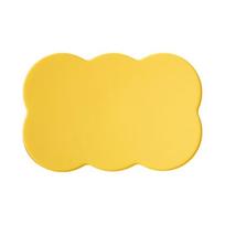 Easy Clean Silicone Pet Bowl Pad Multi-Color Dog Food Bowl Mat Cat Feeding Mat  Living Room geltona