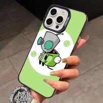 Madness I-Invader Zim Gir-ES  Phone Case For iPhone 17,16,15,14,13,12,11 Plus,Pro Max,XS,Colorful Silver Phone case Funda Cover iPhone11PROMAX