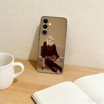 B-Billie E-Eilish Phone Case For Samsung Galaxy A73,A72,A71,A70,A53,A52,A51,Others Soft Black Cover Samsung a22 5g