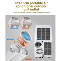 Portable Air Conditioner Round Exhaust Pipe Connector Fits 130mm and 150mm Hoses PVC Designed for Stable Heat Exhaust China Mainland