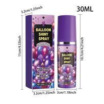 Balloon Shine Spray 30ml Instant High Shine Long Lasting Party Decoration Spray for Birthday Wedding Graduation Prom Halloween A