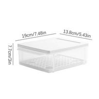 Sandwich Storage Containers With Lid Bento Box For Salad Fruit Veg Snack Kitchen Pantry Freezer Fridge Organizer Lunch Box