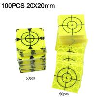 100 x Green Total Station Reflector Aiming Tags for Easy & Inexpensive Restoration of Original Measurement Points