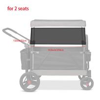 For Wonderfold W4 W2 Stroller Wagon Sunshade Net Lightweight Breathable Mesh Design for Enhanced Airflow and Sun Protection