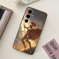 Cool Spartan Phone Case For Samsung Galaxy A73,A21s,A22,A31,A52,A53,A71,A41Soft Black Shell Samsung a32 5g