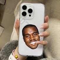 Funny K-Kanye West Ye Phone Case for iPhone 17 16 15 14 13 12 11 Pro Max Plus Air Mini 16E ProMax Transparent Case iPhone16e