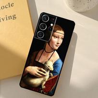 Leonardo da Vinci Mona Lisa Art Phone Case For Samsung Galaxy S23 S20 S21 S22 S24 S25 Ultra S9 S10 Plus S25 FE Cover Shell Galaxy S20