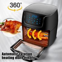 1800W 12L Oven Electric Touch Digital Airfryer Rotisserie Dry Large Cooker Air Fryer 14PCS/SET