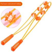 New Hand-held Back Massager Multi-Function Massage Roller Tool Pull-Back Roller Shoulder Neck Muscle Massager Massage Wheel
