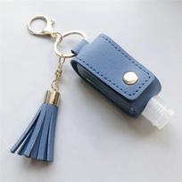 Universal Leakproof Hand Sanitizer Bottle Portable Keychain Hand Sanitizer Holder Leather Squeeze Bottle