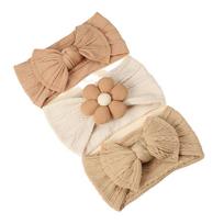 Korean Style Baby Headband Bow Elastic Hair Hoop Lovely Infant Hairband  Kids ruda