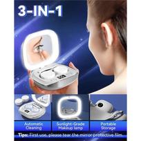 Premium-Home Travel Portable Ultrasonic Contact Lens Cleaner, 99% Brightness, Gentle Cleaning Soft Lens Care Tools
