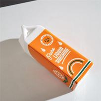 ABBY-Orange Juice Vase Vintage Juice Box Vase Cute Flower Vases Decor Cute  Vase Multipurpose Decorative