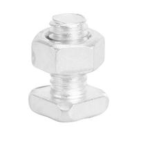 ABBY-100 Packs Greenhouse Nuts And Bolts Square Head Bolts Nuts Greenhouse Repair Kit Parts Replacement Garden Supplies sidabras