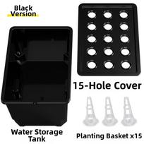 For Indoor Gardening 15-hole System Indoor Herb Garden Space-saving Design Countertop Friendly Plastic Construction