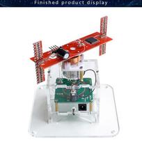 ABBY-LED Display DIY Kit 51 SCM Dual Color Cross Rotating Welding Spare Parts For Soldering Practice, Kit Without Downloader Dur Multicolor B