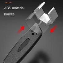 ABBY-5Pcs Bathroom Wrench Multifunctional Adjustable Wrench Tap Spanner Wide Opening Spanner With Replacement Head