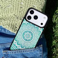 Vintage Indian Floral Henna Mandala Phone Case For iPhone 17 AIR 16 Pro Max 15 14 Pro 11 12 13 Shockproof Silicone Cover iPhone 14 Pro