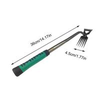 2-in-1 Gardening Hand Weeder Tool Puller Shovel Hand Weed Remover 4/5/6/11 Tooth for Garden Lawn Yard Hand Gardening Loose Soil