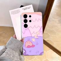 Cartoon Pink Pixel K-Kirbys-KK Phone Case For Samsung S25,S24,S21,S22,S23,S30,Ultra,S20,Plus,Fe,Note,10,9,5G Transparent Cover Samsung S24Plus