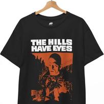 The Hills Have Eyes T-Shirt, movie horror cult film halloween Gothic Unisex Tee S įvairiaspalvis